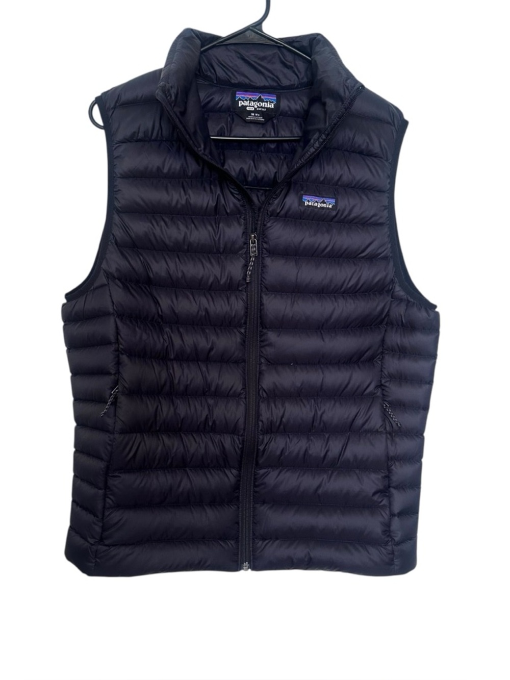 Patagonia Men’s Down Sweater Vest Netplus Shells Navy Blue Size M - Picture 8 of 8